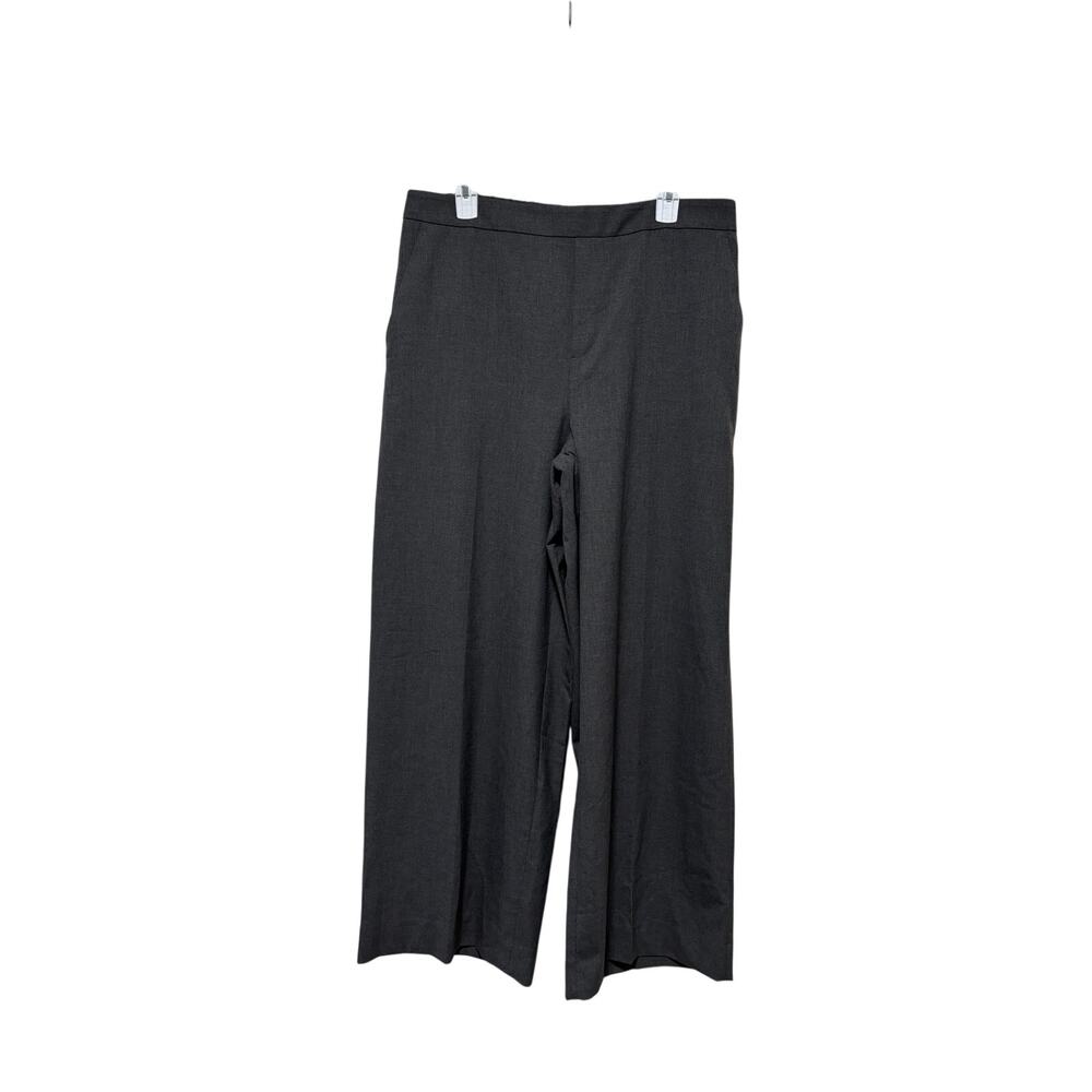 Banana Republic Hayden Gray Wide Leg Pants Size 14 - Picture 2 of 9